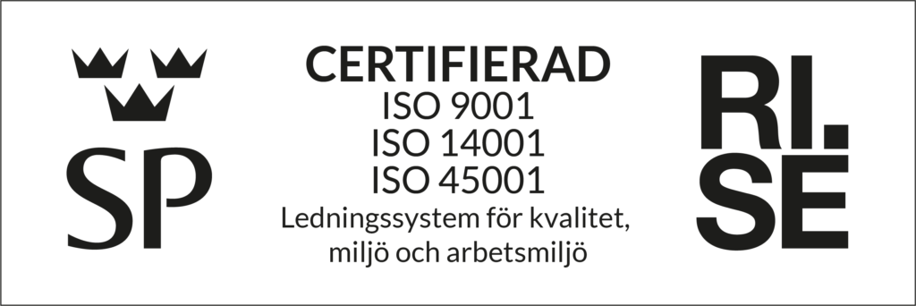 Norrbottens Bergtekniks olika certifikat
